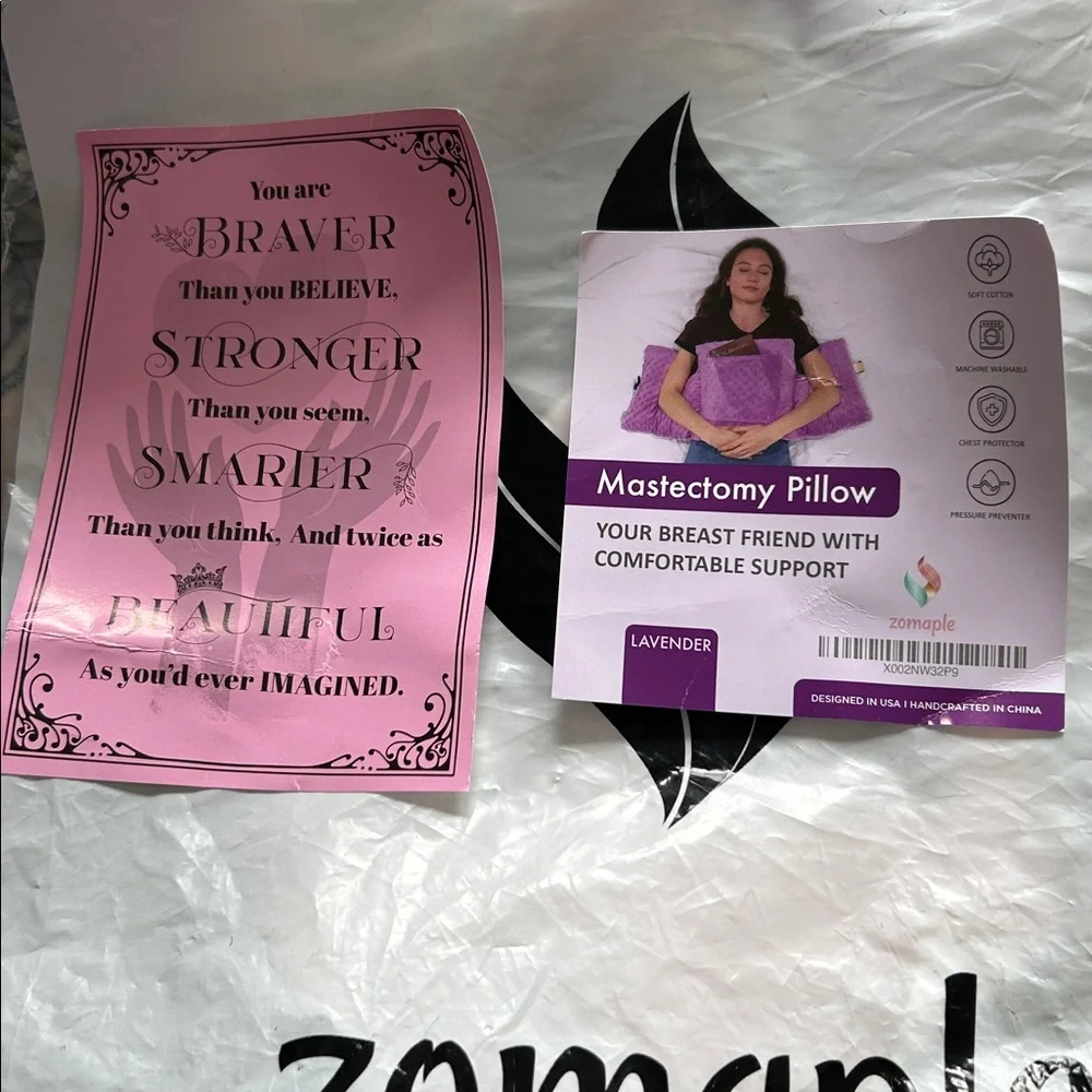 Purple Textured Women's pillow.